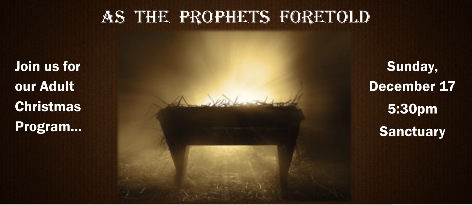 Home As the Prophets Foretold First Baptist Church Home As the Prophets Foretold First Baptist Church