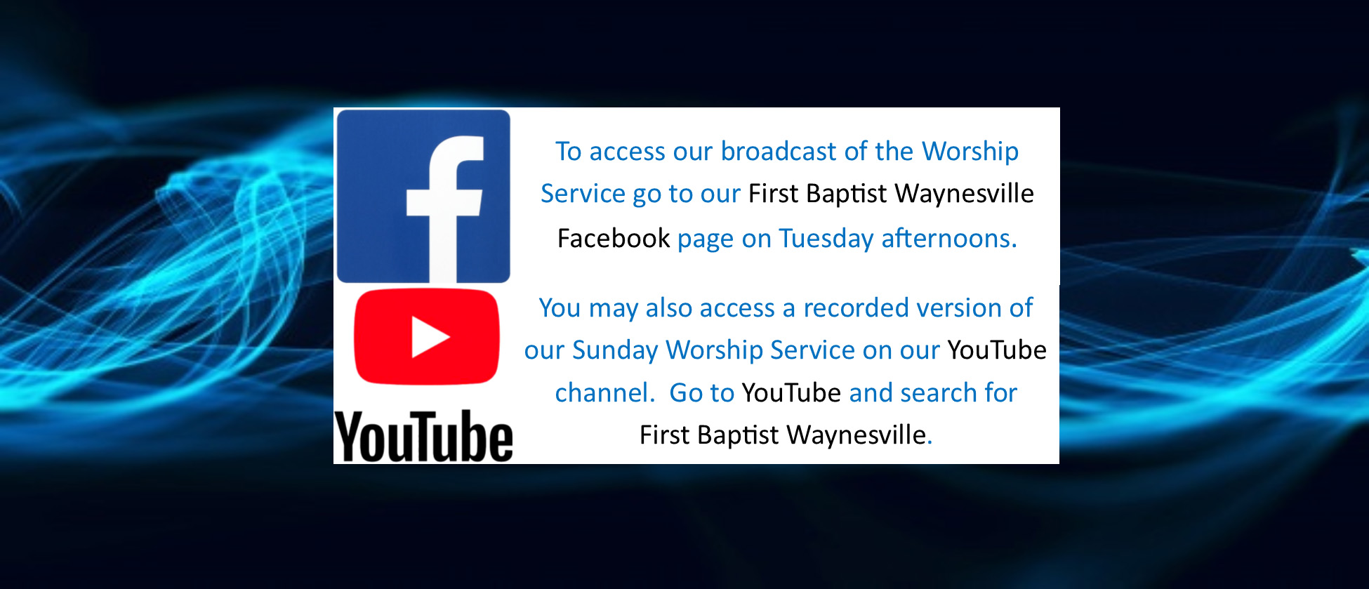 Home facebook First Baptist Church